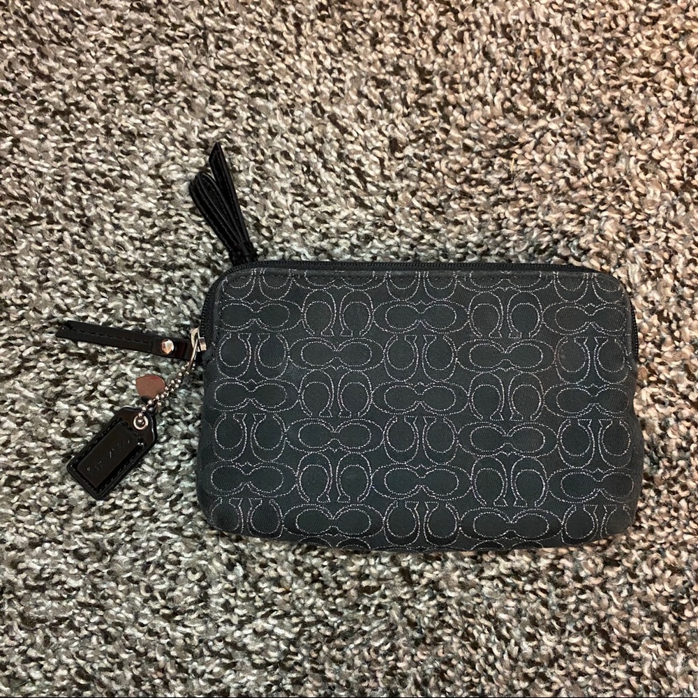Small Coach Canvas Wallet